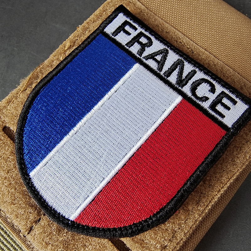 France法国宪兵特勤队GIGN刺绣魔术贴徽章RAID黑豹突击队战术臂章 - 图0