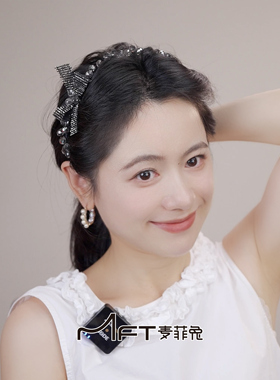 星黛录发箍爆闪新款带齿防滑高颅顶显脸小百搭轻奢头箍发饰头饰