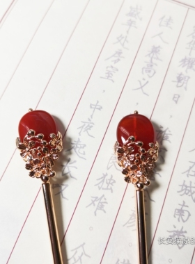 古风原创包邮发簪保色铜汉服配饰