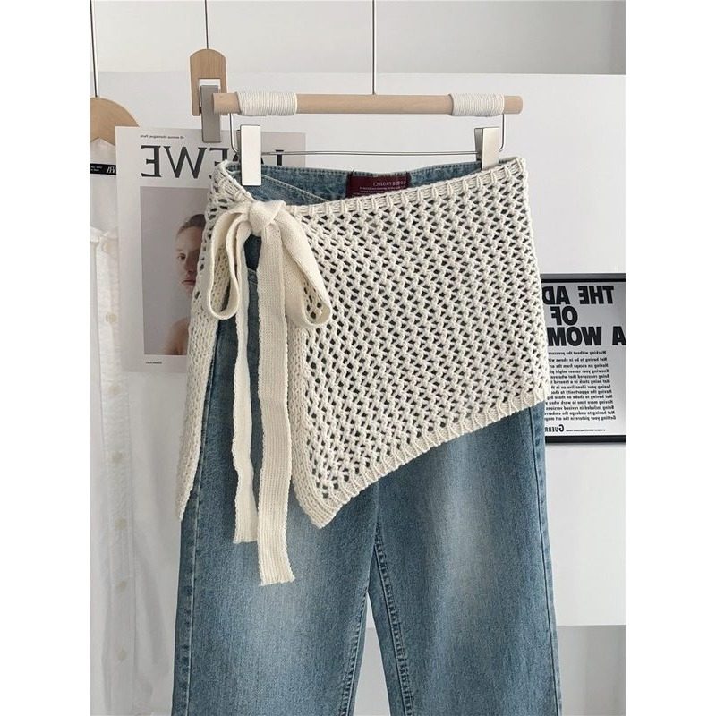 大码黑色针织屁帘女叠穿半身裙胖mm遮肉显瘦高腰设计感休闲小短裙,淘宝优惠券,粉丝福利购,淘宝优惠卷