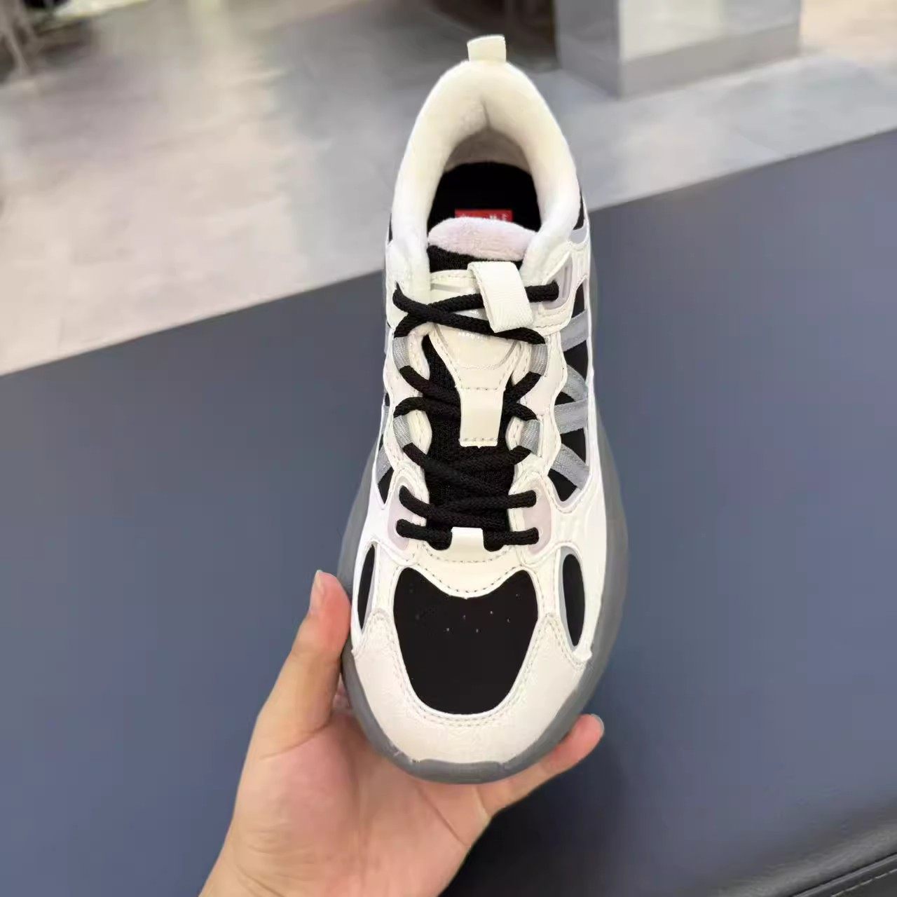 安踏PG老爹鞋加绒二棉鞋1休闲老爹鞋女秋冬新款运动鞋子122548840,淘宝优惠券,粉丝福利购,淘宝优惠卷