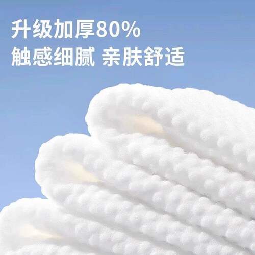干湿两用不掉纤维洗脸巾超大加厚家庭装一次性柔软巾独立包装 - 图2