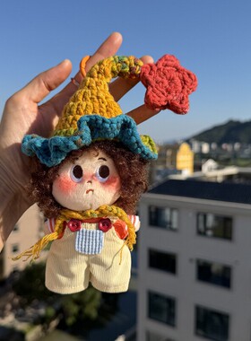 塞特嘟嘟爆炸头棉花娃娃钥匙扣