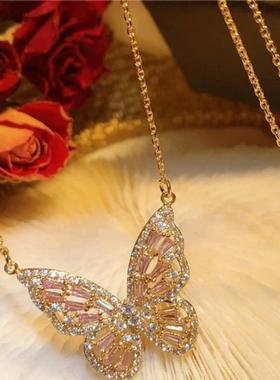 #BBF铜镀金钛钢O字链女蝴蝶超仙