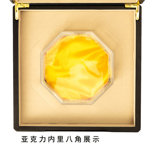 虫草包装盒豹纹冬虫夏草包装礼盒木质木盒褐色纹理高档礼品空盒子 - 图3