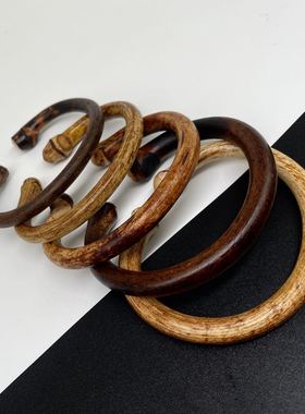 西藏野生原材料鸡血藤手镯直播间