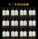 Natural authentic Hetian jade pendant twelve zodiac guardian jade necklace natal Buddha jade pendant male and female Guanyin rabbit