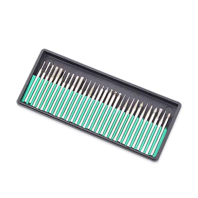 Set of electric caramel engraving grinding head