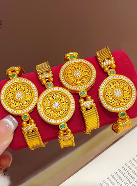 沙金点钻八宝罗盘时来运转手链