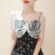 ສິ້ນ suspender ມີ shawl ແລະ blouse lace