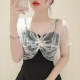 ສິ້ນ suspender ມີ shawl ແລະ blouse lace