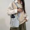Niche design water cup bag mobile phone bag water bottle bag water cup portable bag casual cute one-shoulder cross-body small bag for women