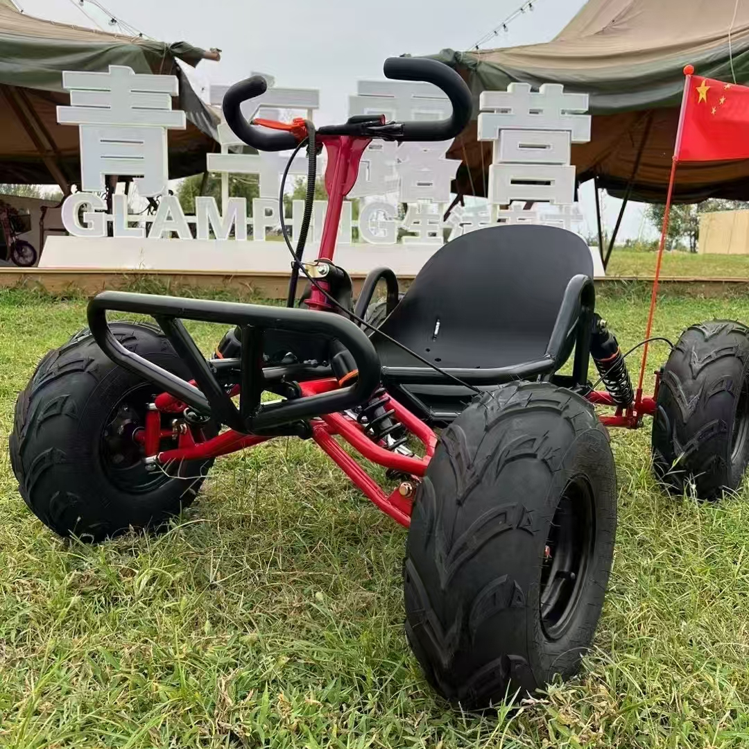 四冲越野卡丁车燃油版全地形迷你成人漂移山地车四轮沙滩拉力赛车 - 图1