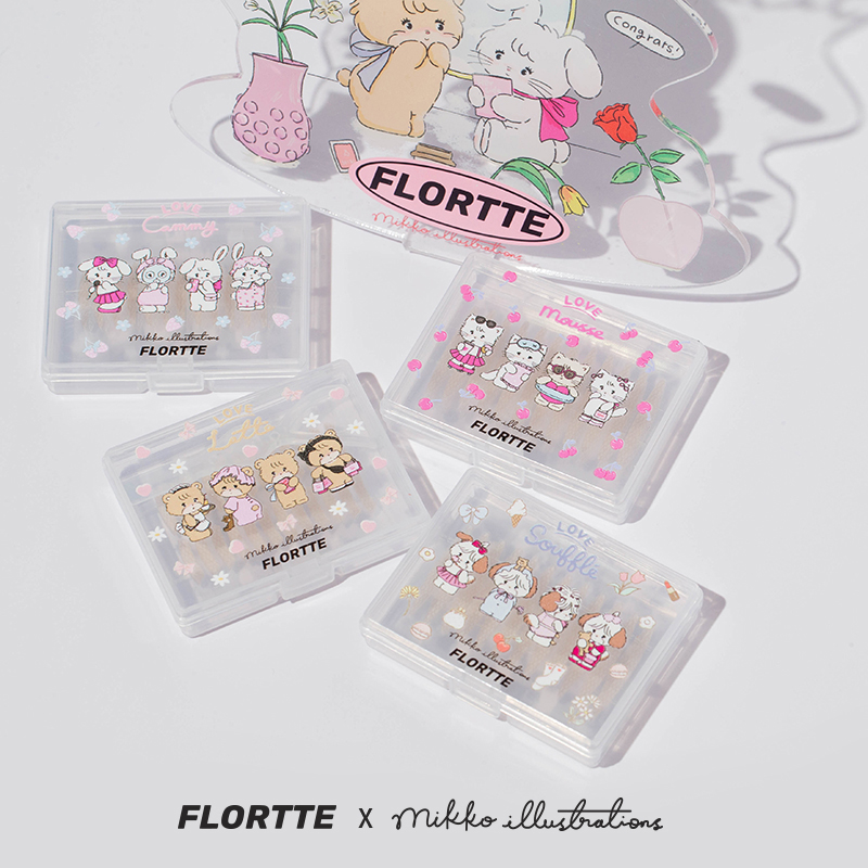 FLORTTE/花洛莉亚MIKKO联名款双眼皮贴隐形自然无痕内双单面女 - 图1