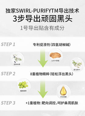 UNNY鼻贴去黑头粉刺闭口收缩毛孔