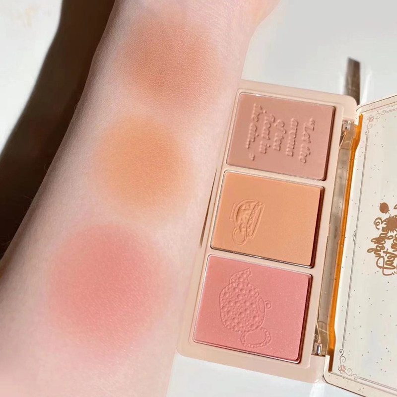 日杂风holdlive腮红三色组合盘修容高光一体盘多色干枯玫瑰晒红女,淘宝优惠券,粉丝福利购,淘宝优惠卷