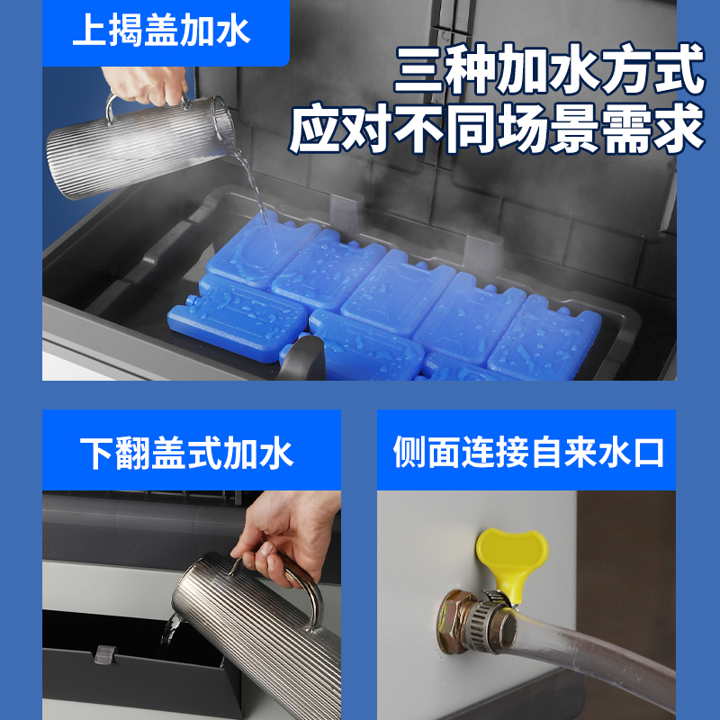 先锋大型工业冷风机移动式水冷空调扇商用家用制冷电风扇饭店养殖-图0