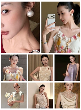【赫本大馒头】珍珠耳钉女简约百搭圆形网红爆款耳饰品鹭青同款