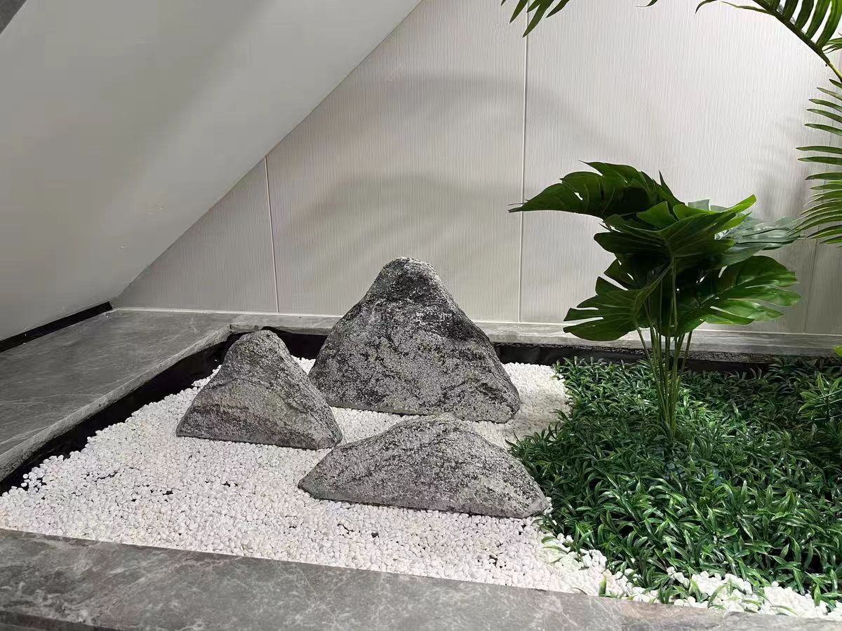 上海雪浪石摆件组合泰山装庭院园林别墅假天然枯水造景观拍照展览 - 图3