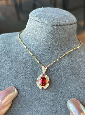 中世纪珠宝绝地武士色培育红宝石