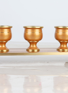 供奉纯铜光面敬神礼佛圣水杯