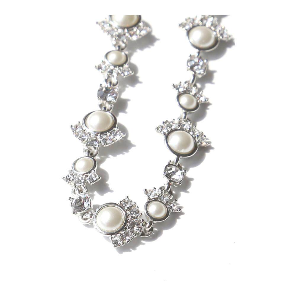 givenchy /纪梵希银色镶钻多个项链 魅力惠项链