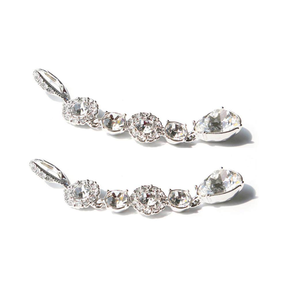 givenchy /纪梵希银色优雅长串耳环 魅力惠耳环