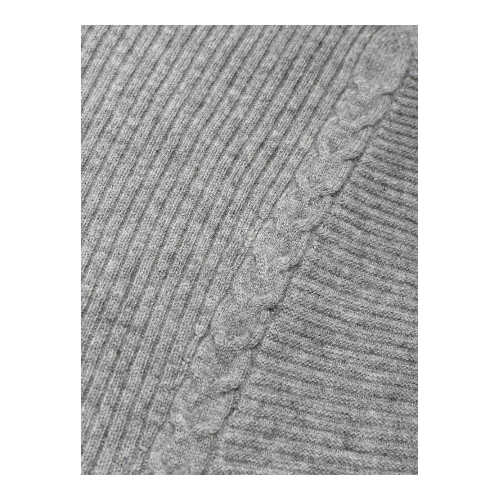 wdls /维多拉斯浅灰色羊毛针织衫 魅力惠毛针织衫