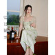 ຕັ້ງແຕ່ນັ້ນມາ lace patchwork maxi dress