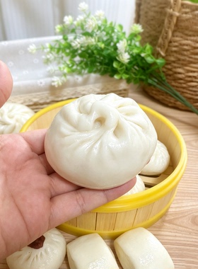 仿真包子饺子点心模型装饰用品