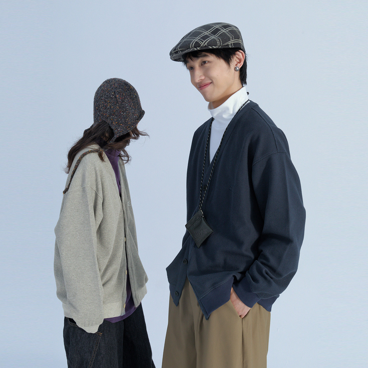 Mentmate 秋冬日系慵懒氛围感针织外套 卫衣男女中性纯色宽松开衫,淘宝优惠券,粉丝福利购,淘宝优惠卷