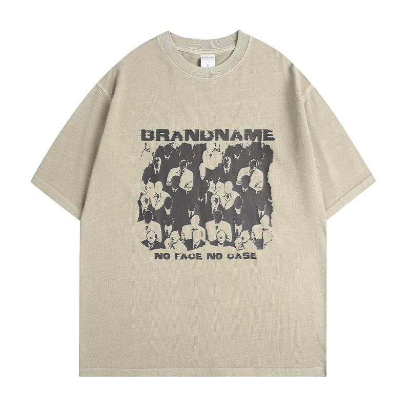 悟空有货美式复古280g重磅水洗短袖T恤男女夏季宽松潮流百搭体恤,淘宝优惠券,粉丝福利购,淘宝优惠卷