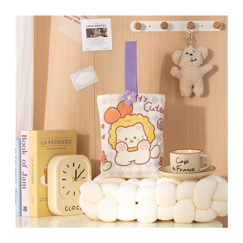 卡通格纹伴手礼帆布包女手拎简约手提袋包包女日常周边便当包书包,淘宝优惠券,粉丝福利购,淘宝优惠卷