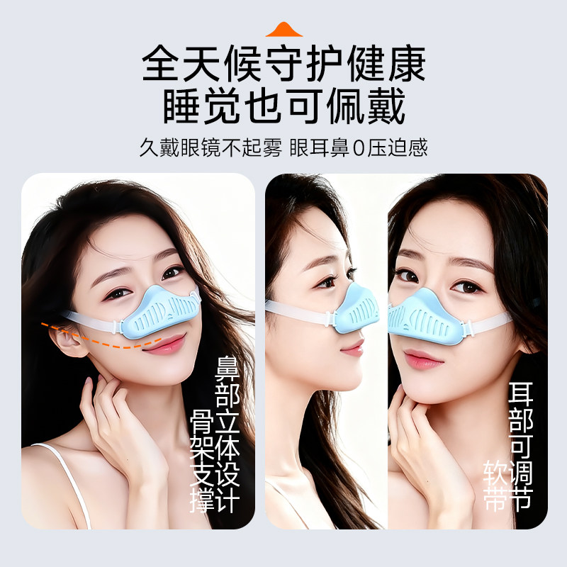 过敏性鼻炎专用鼻罩防尘口罩透气护鼻工业粉尘雾霾花粉柳絮保暖,淘宝优惠券,粉丝福利购,淘宝优惠卷