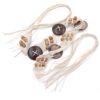 Bohemian waxed rope braided belt for women