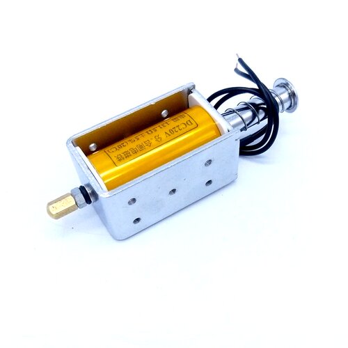 高压真空断路器VS1分合闸线圈ZN63A DC24V220V推拉式电磁铁引线式 - 图0