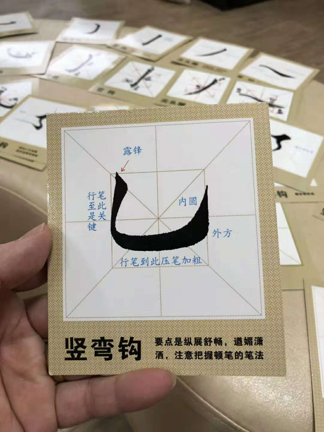 田英章楷书笔画字卡四十二个笔划 - 图2