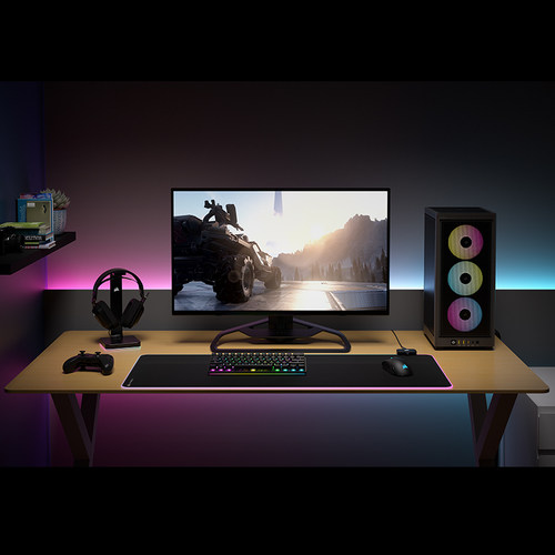 美商海盗船2000D AIRFLOW/RGB MINI机箱侧透水冷游戏itx小机箱 - 图1