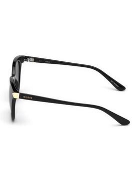 代购GUESS女士太阳镜防紫外线遮光偏光抗眩光圆形黑色渐变镜片