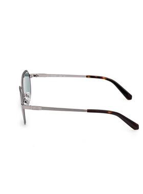 代购GUESS男士太阳镜防紫外线抗眩光清晰视野轻便佩戴圆形金属框