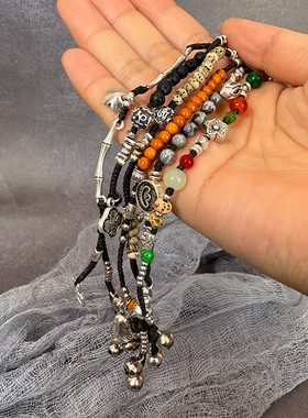 女蜡绳藏系手作款手绳新品