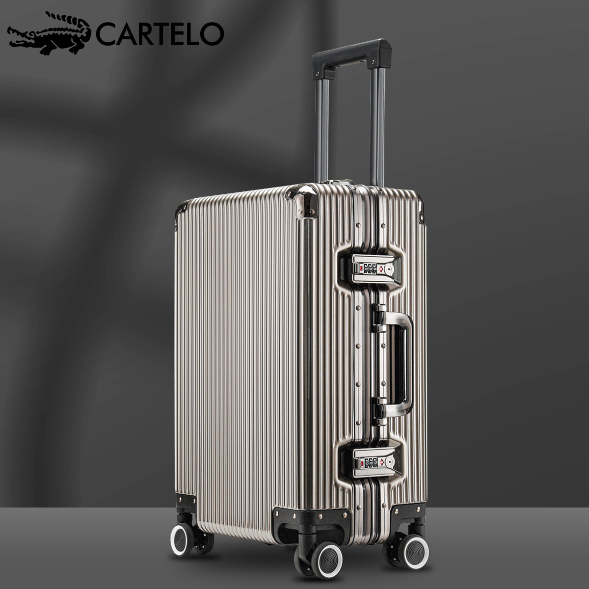 大容量男女小型20寸24密码拉杆箱 cartelo米立方旅行箱