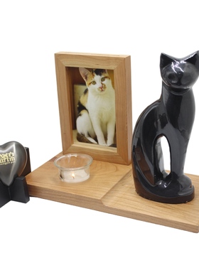 猫咪时尚风防潮盒子金属摆件