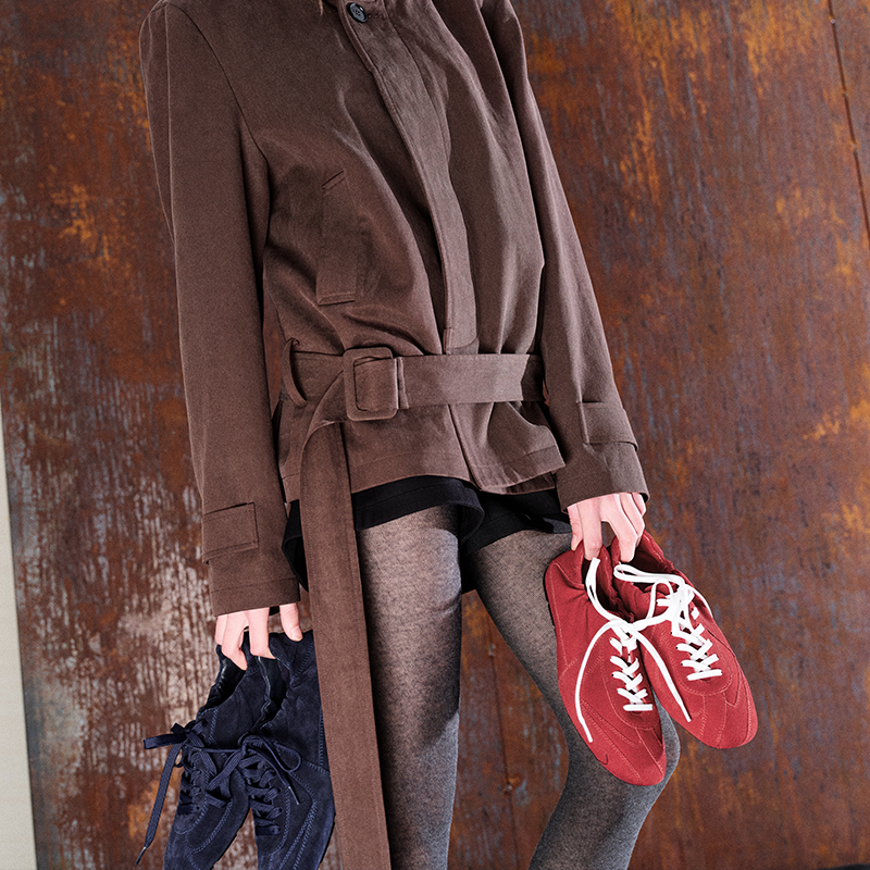 JCAESAR WOMEN反绒牛皮流线德训休闲鞋 羊皮内里 橡胶大底 多色,淘宝优惠券,粉丝福利购,淘宝优惠卷