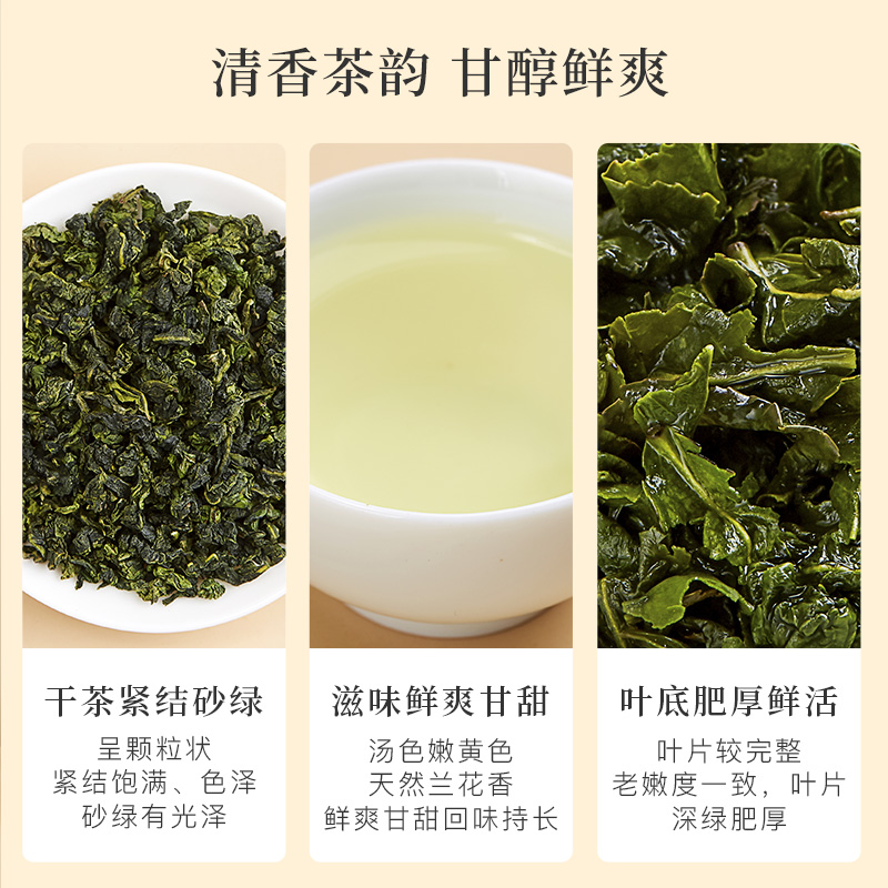 八马茶叶 安溪铁观音清香型乌龙茶新茶小清新2号礼盒装252g