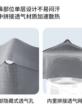 无痕防晒口罩女防紫外线冰丝