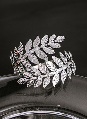 欧美金属树叶臂环创意夸张罗马