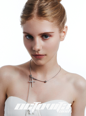 OCTOVITA涟漪十字架锁骨链