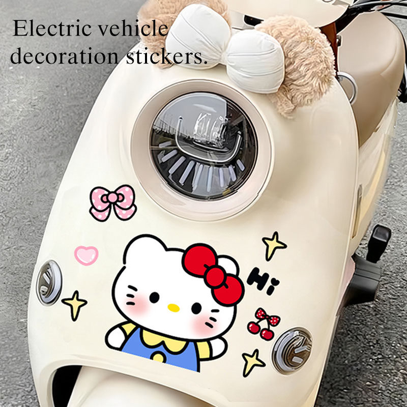 电动车装饰贴纸卡通个性创意可爱小狗贴画车身摩托车遮挡划痕防水,淘宝优惠券,粉丝福利购,淘宝优惠卷