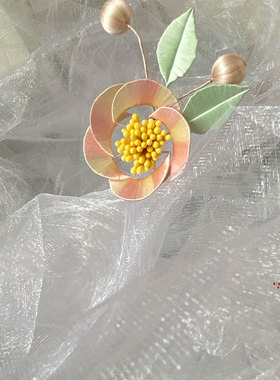南笙记原创白菜缠花饰品